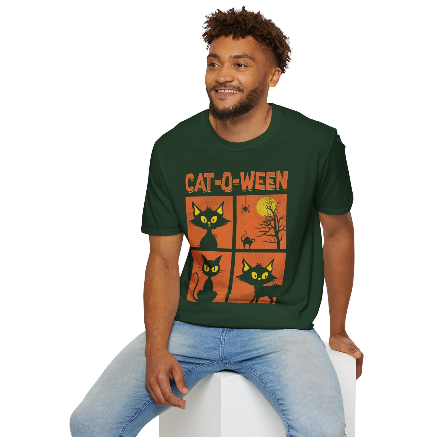 Cat-O-Ween Unisex Soft style T-Shirt