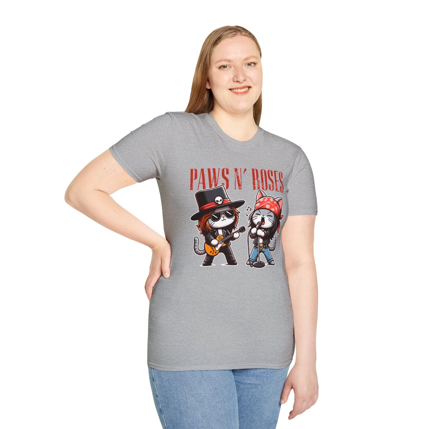 Paws N' Roses Unisex Soft style T-Shirt