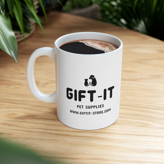 Gift It Ceramic Mug (Black Design) (11oz, 15oz)