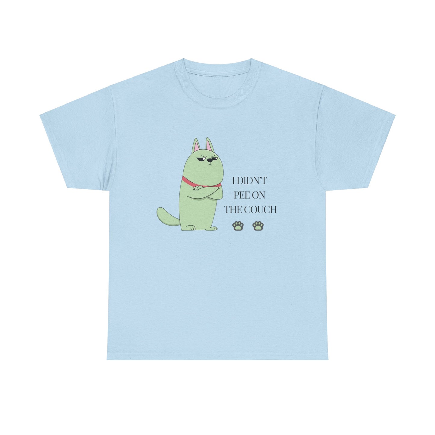 I Didn't Pee On The Couch Unisex Cotton T-Shirt