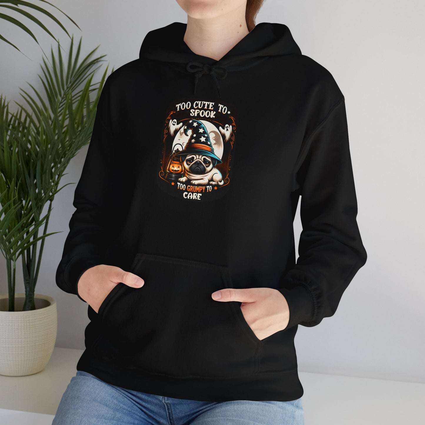 Too Grumpy to Care Unisex Hooded Sweatshirt