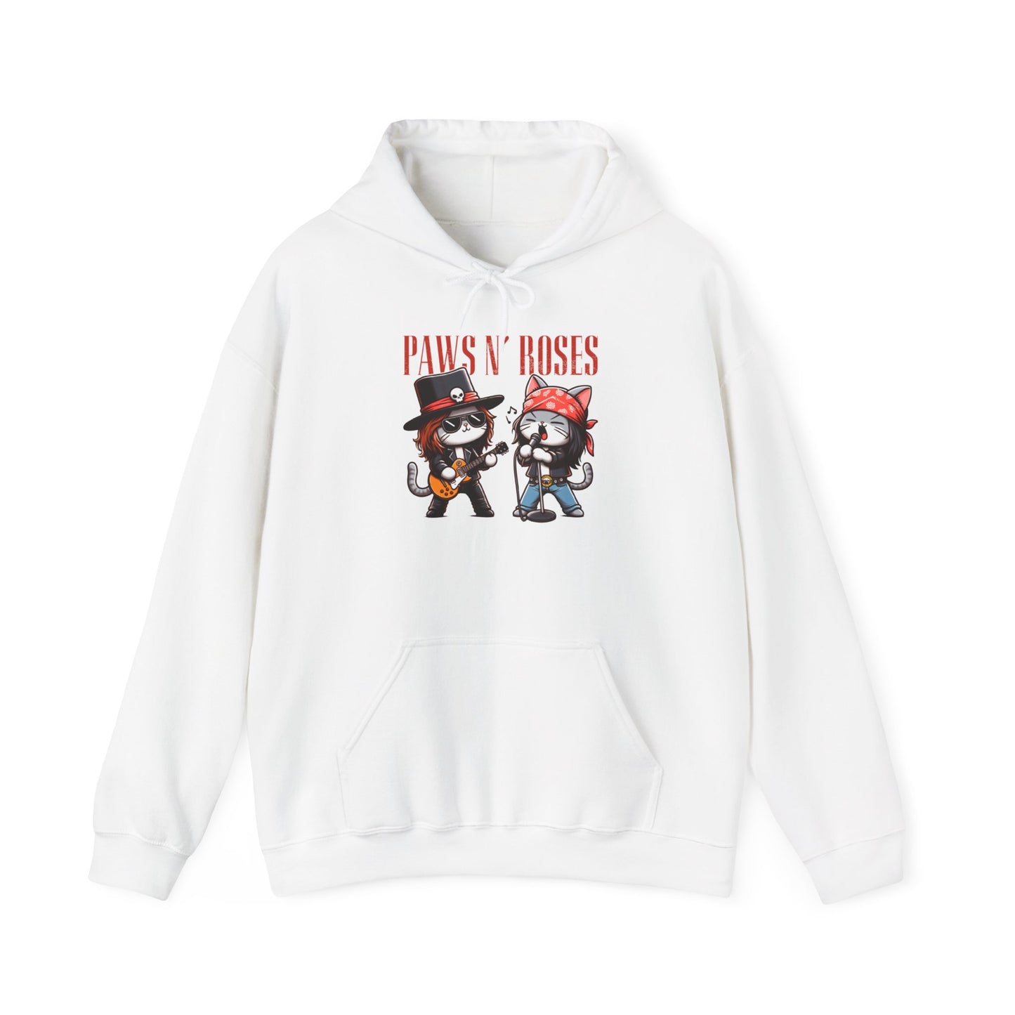 Paws N' Roses Unisex Hooded Sweatshirt