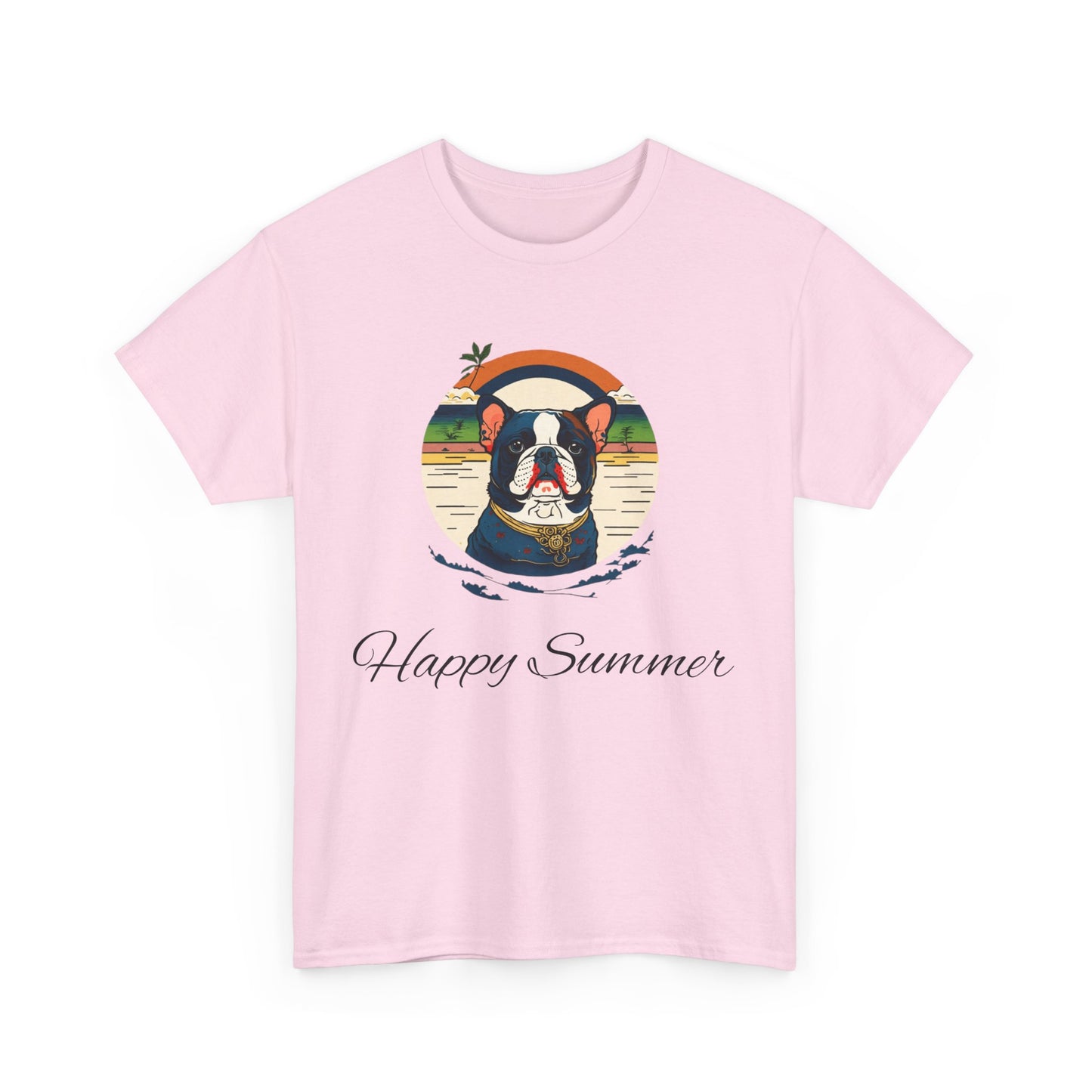 Happy Summer Unisex Cotton T-Shirt