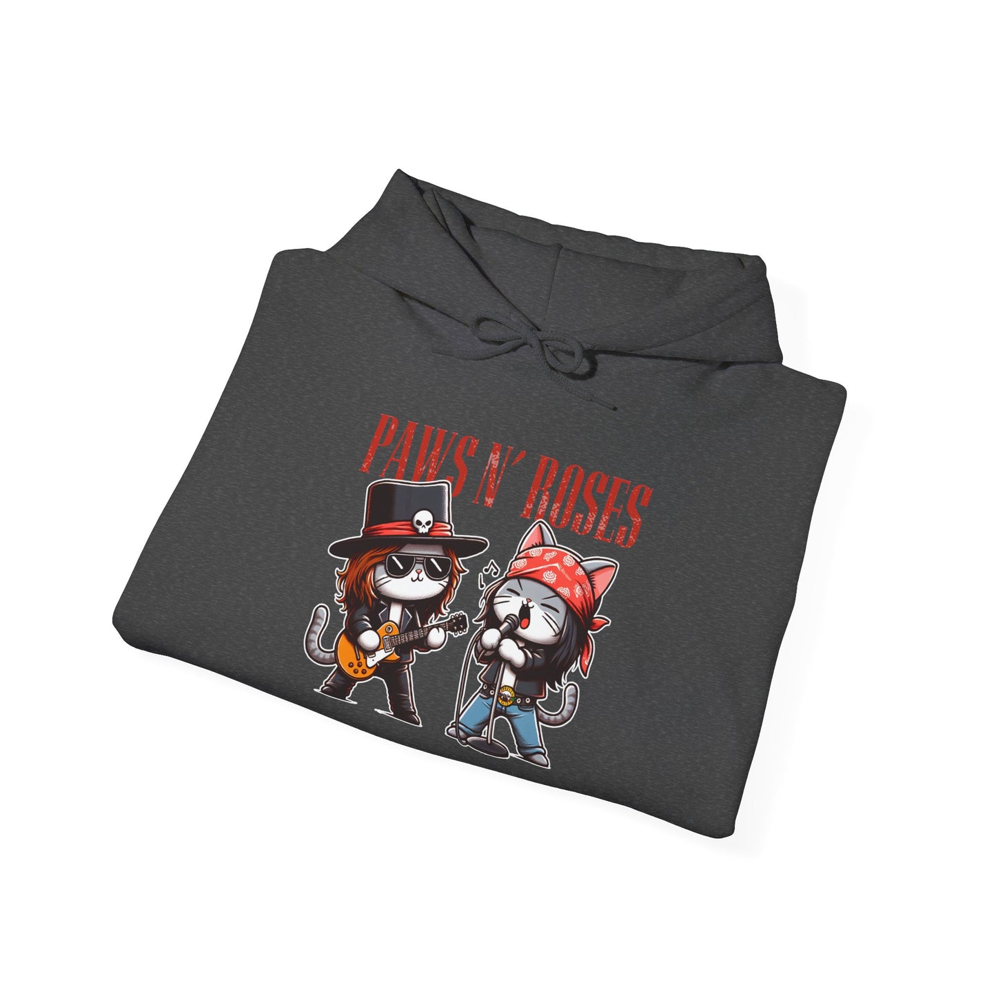 Paws N' Roses Unisex Hooded Sweatshirt