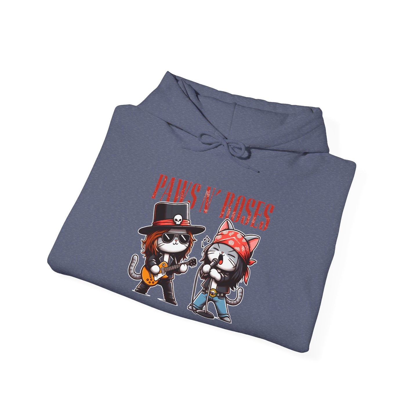 Paws N' Roses Unisex Hooded Sweatshirt