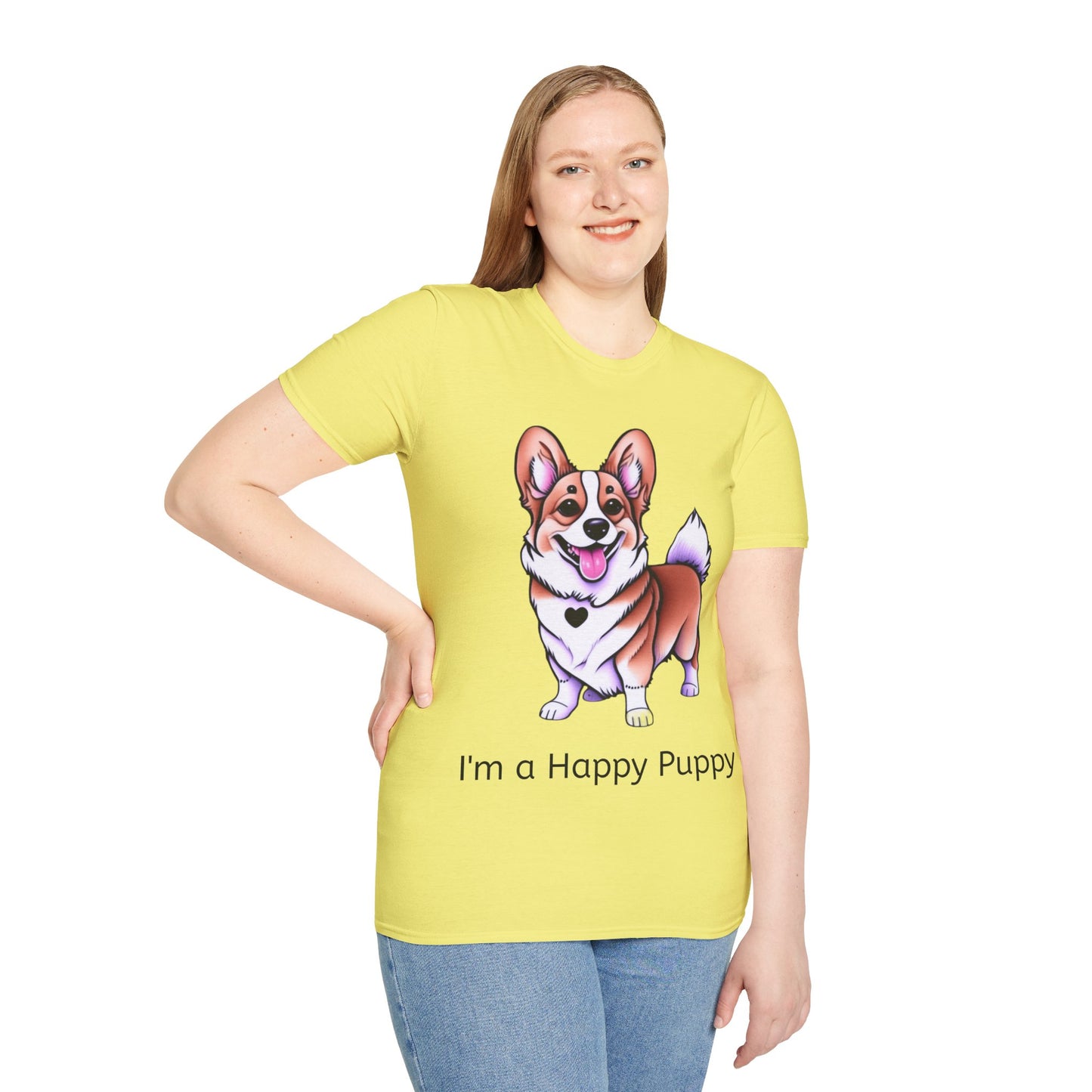 I'm a Happy Puppy Unisex Soft style T-Shirt