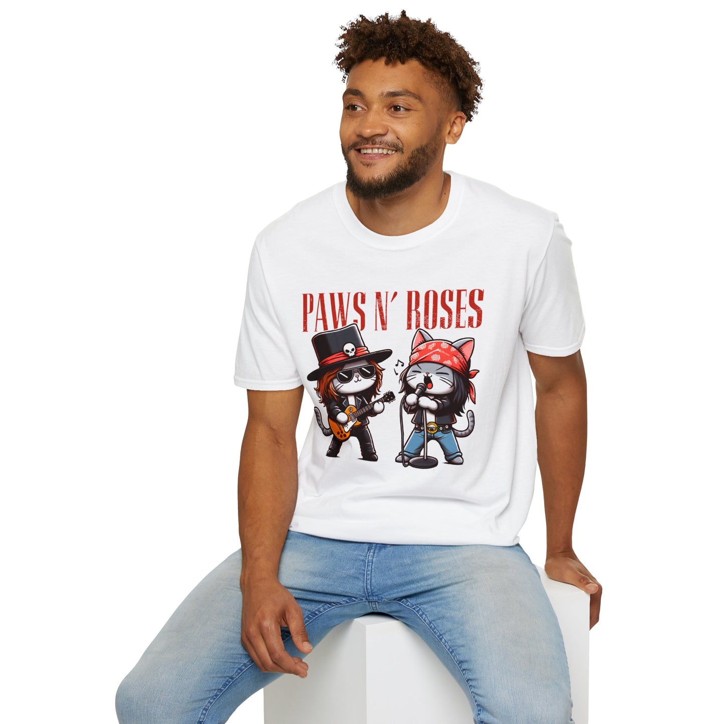 Paws N' Roses Unisex Soft style T-Shirt