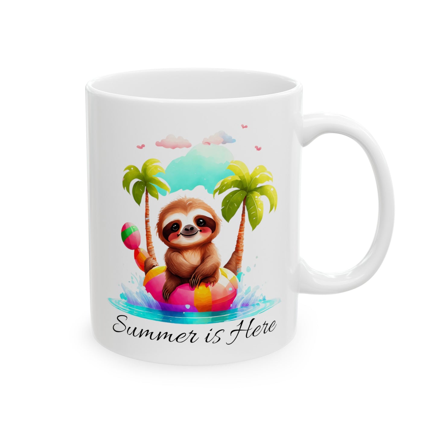 Summer is Here Ceramic Mug (11oz, 15oz)