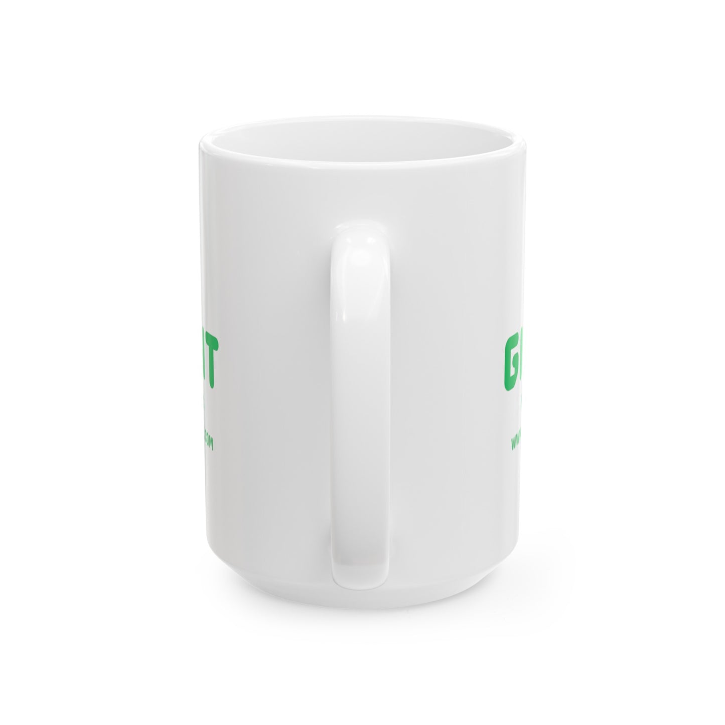 Gift It Ceramic Mug  (Green Design) (11oz, 15oz)