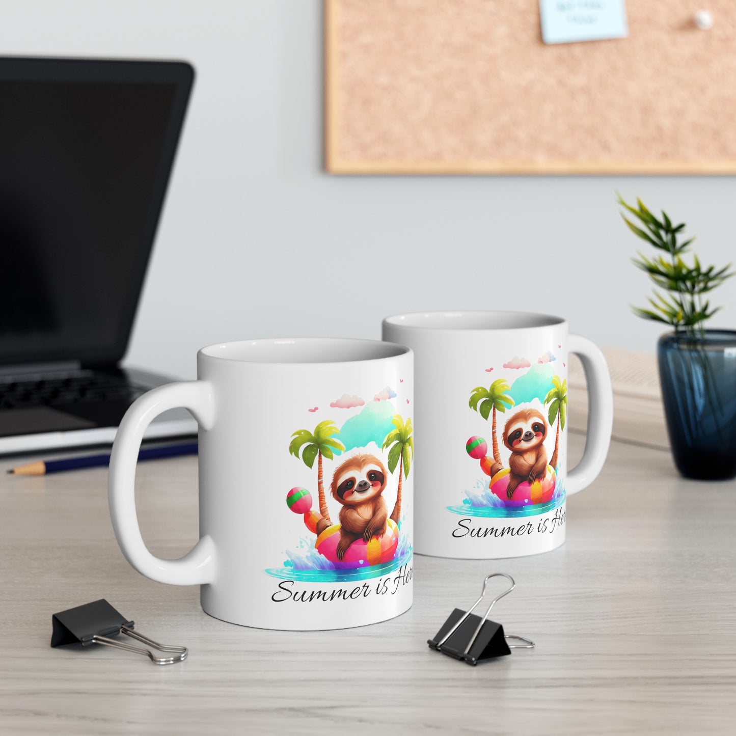 Summer is Here Ceramic Mug (11oz, 15oz)