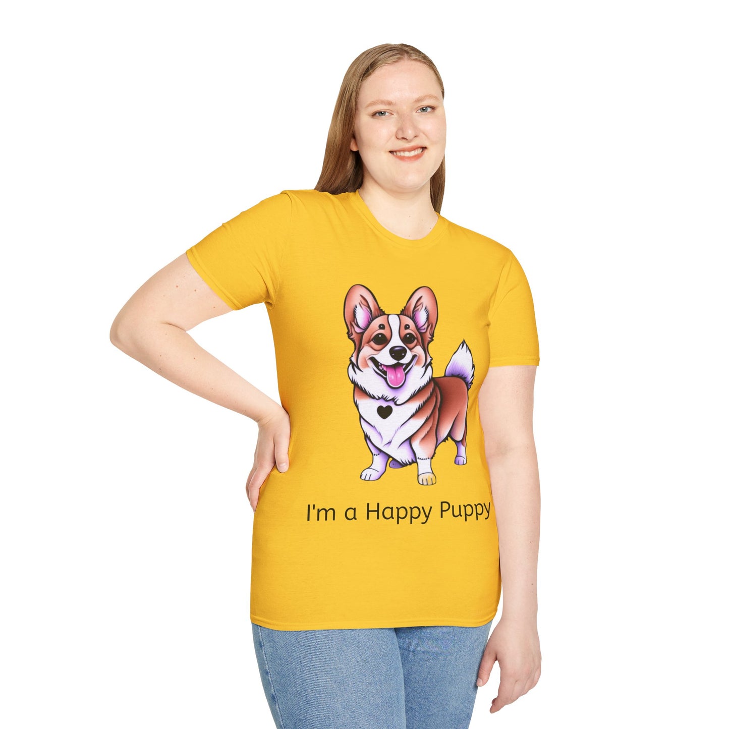 I'm a Happy Puppy Unisex Soft style T-Shirt