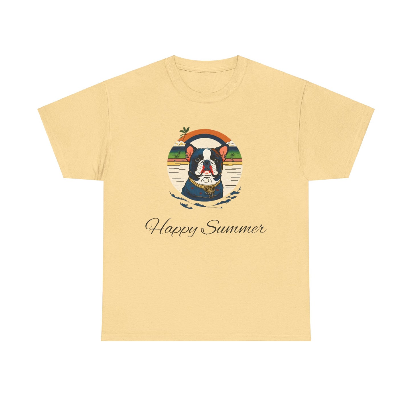 Happy Summer Unisex Cotton T-Shirt