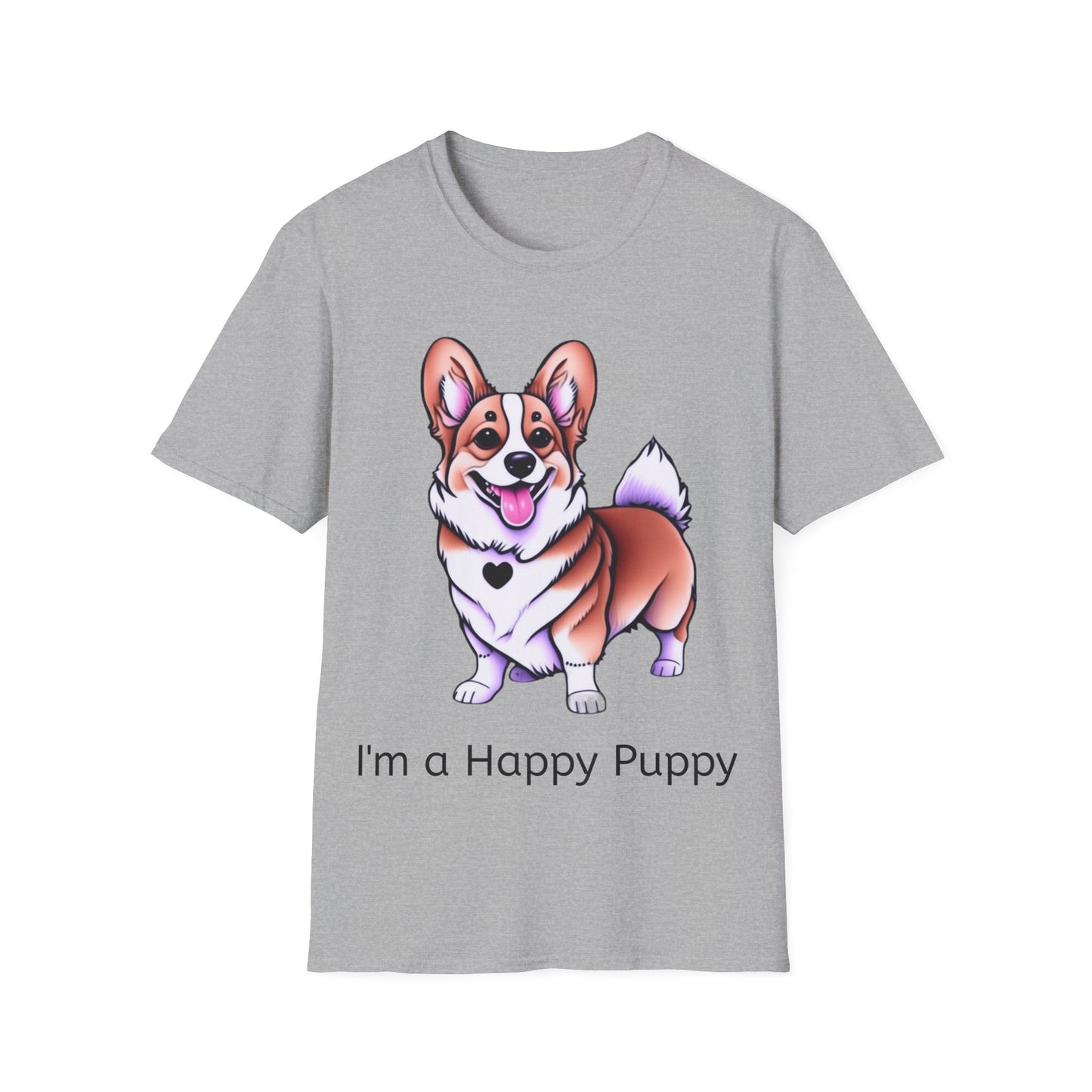 I'm a Happy Puppy Unisex Soft style T-Shirt