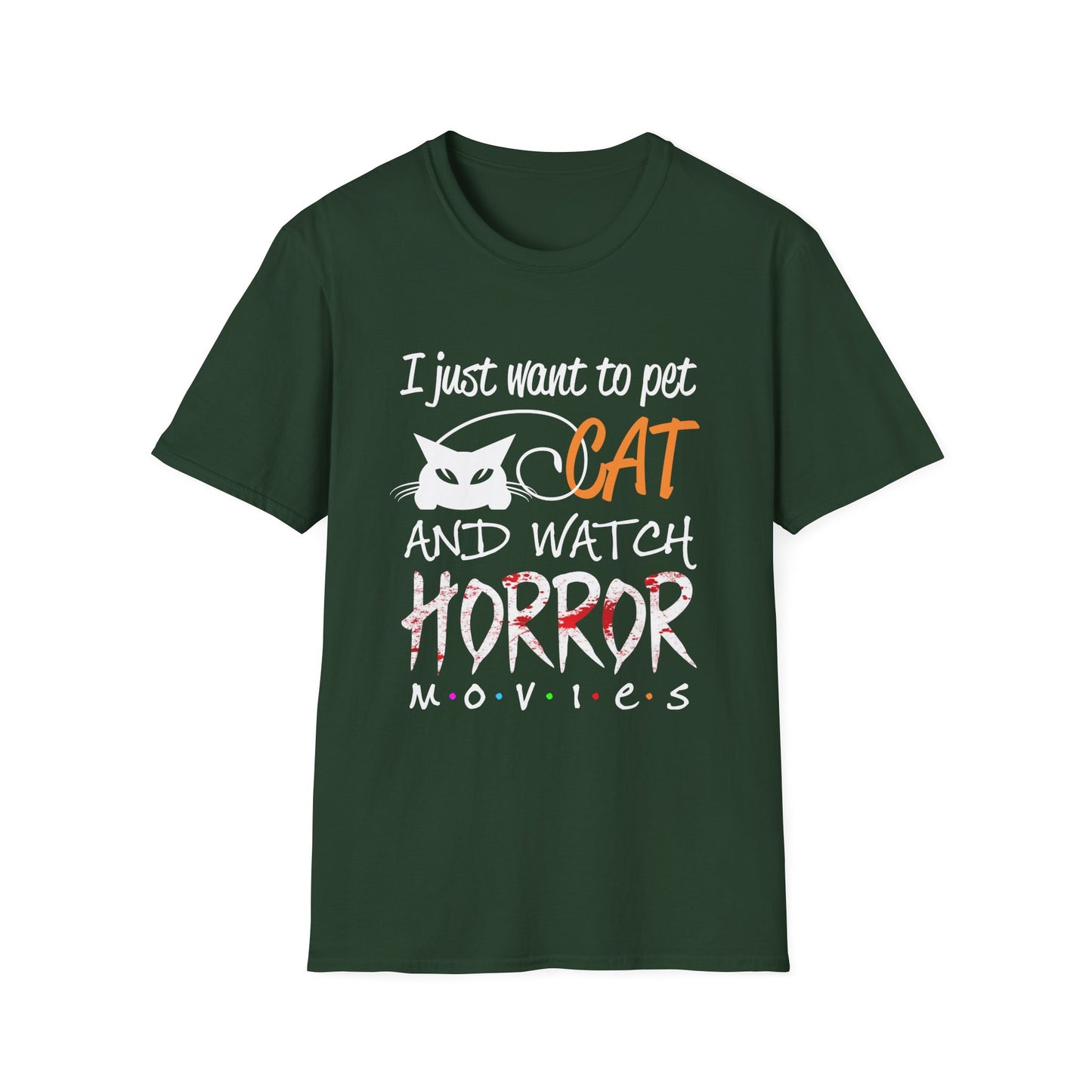 Watch Horror Movies Unisex Soft style T-Shirt