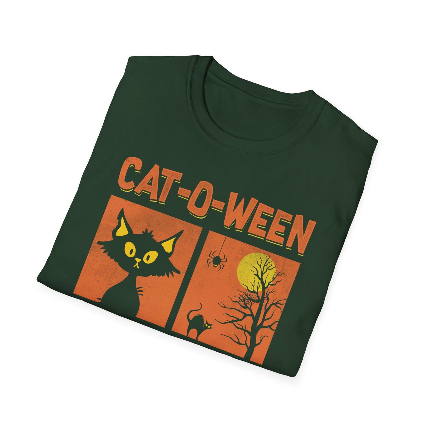 Cat-O-Ween Unisex Soft style T-Shirt