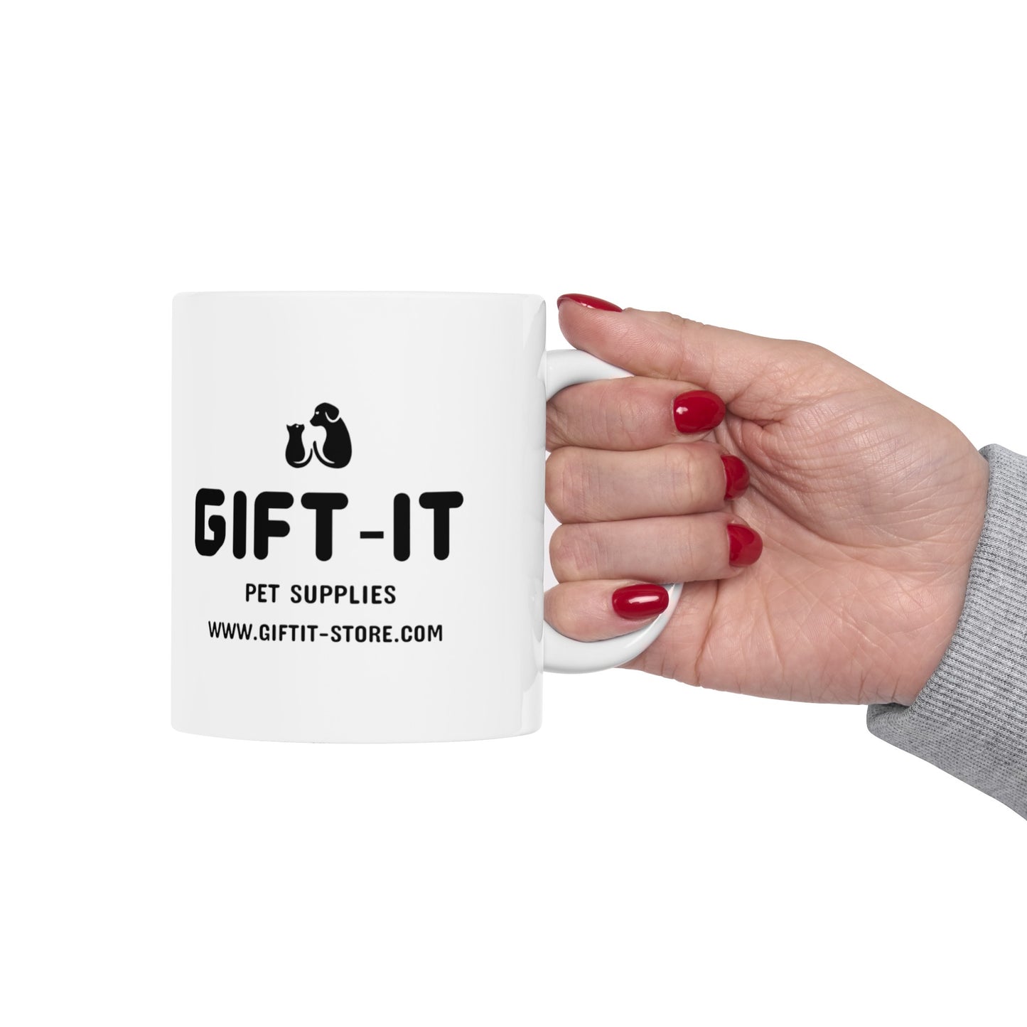 Gift It Ceramic Mug (Black Design) (11oz, 15oz)