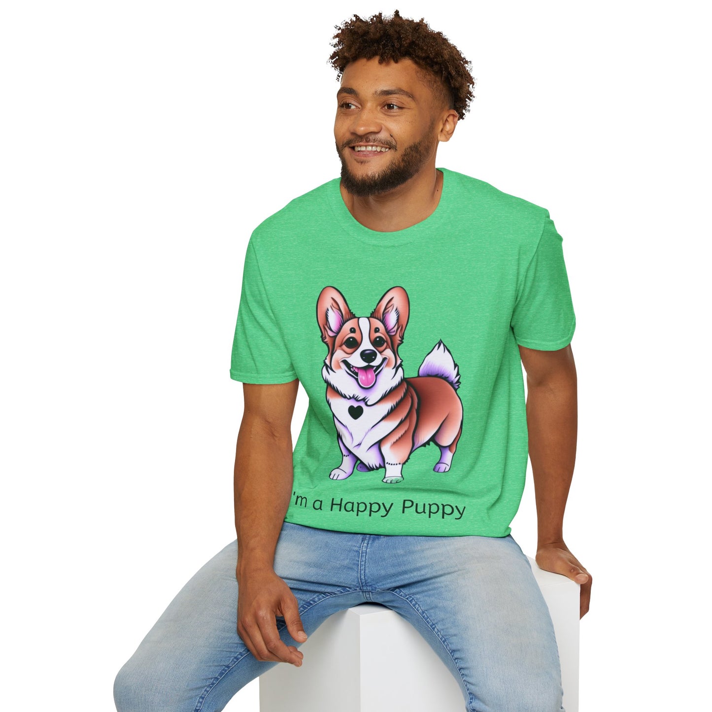 I'm a Happy Puppy Unisex Soft style T-Shirt