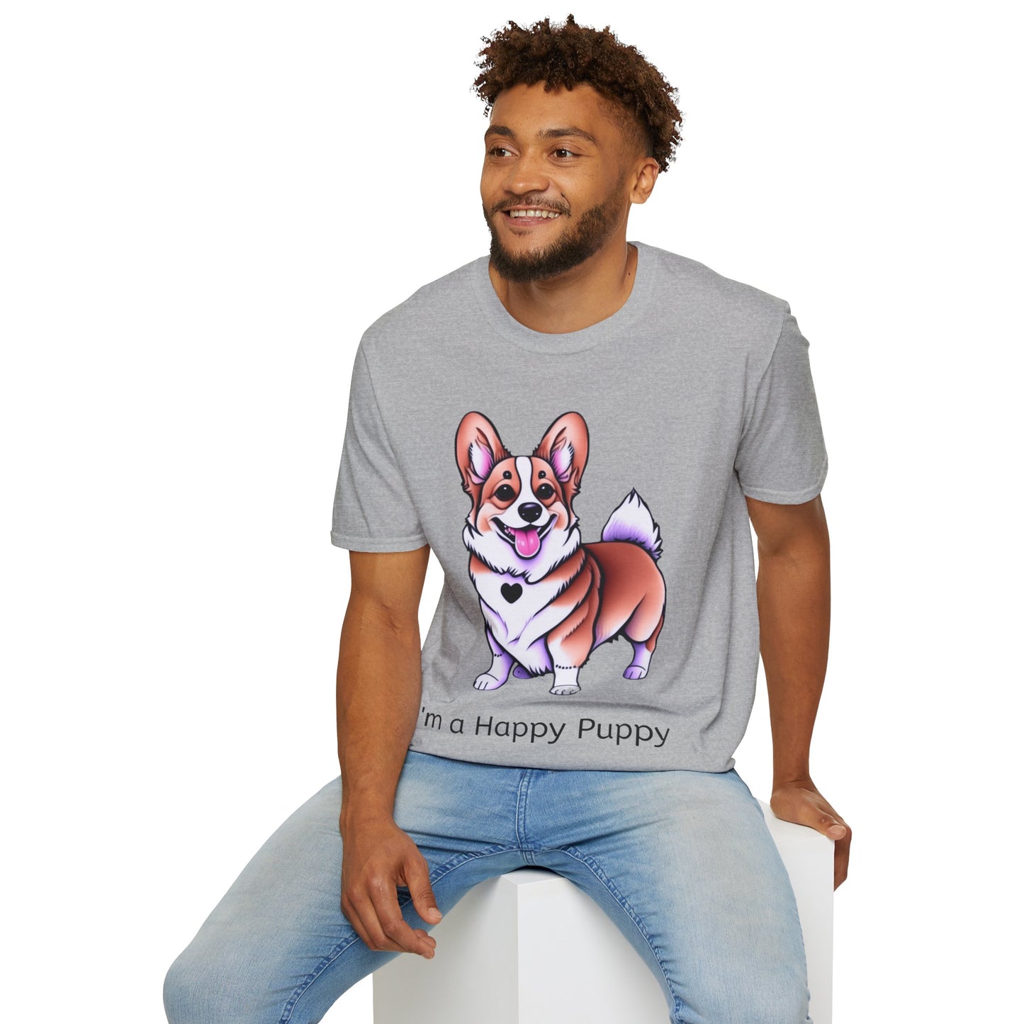 I'm a Happy Puppy Unisex Soft style T-Shirt