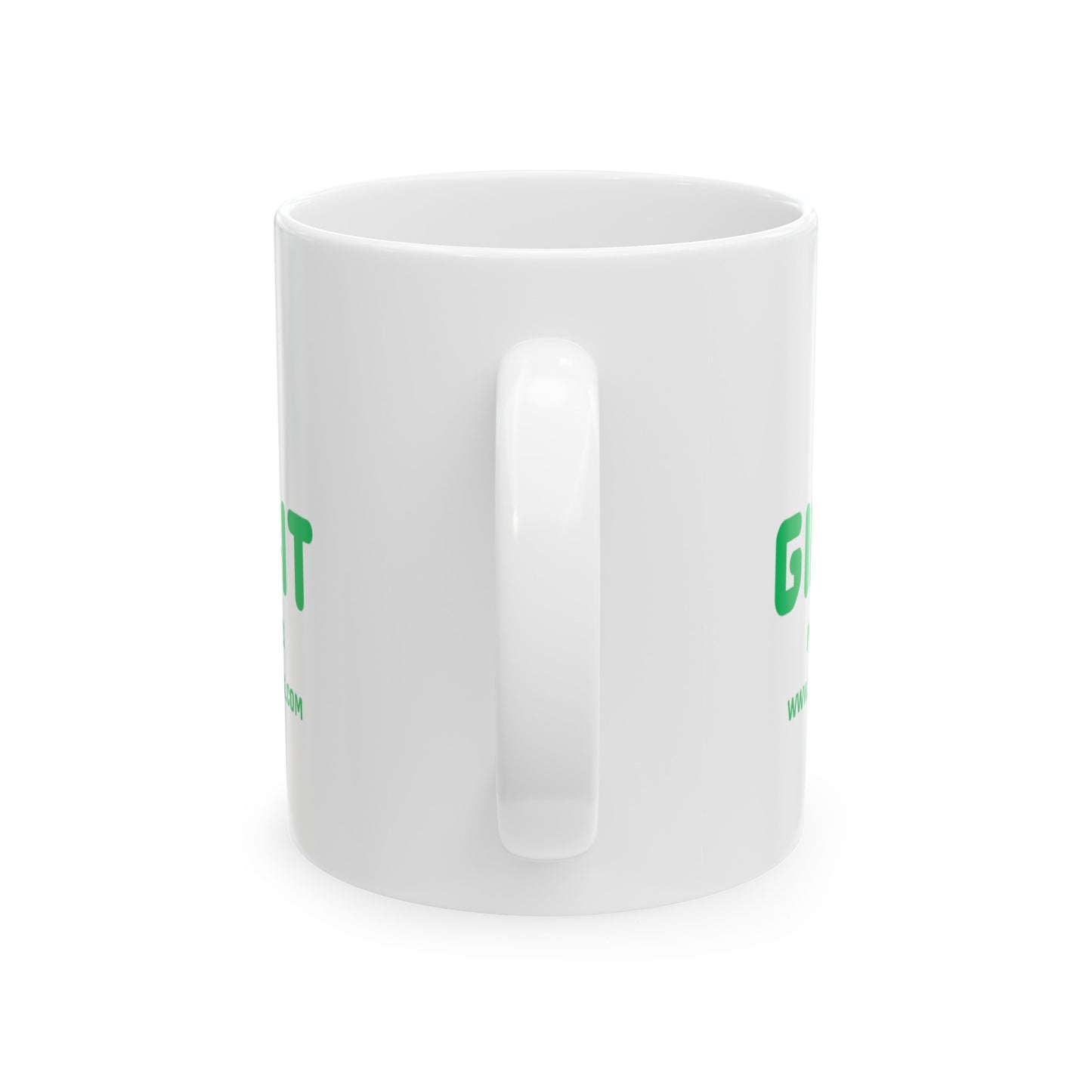 Gift It Ceramic Mug  (Green Design) (11oz, 15oz)