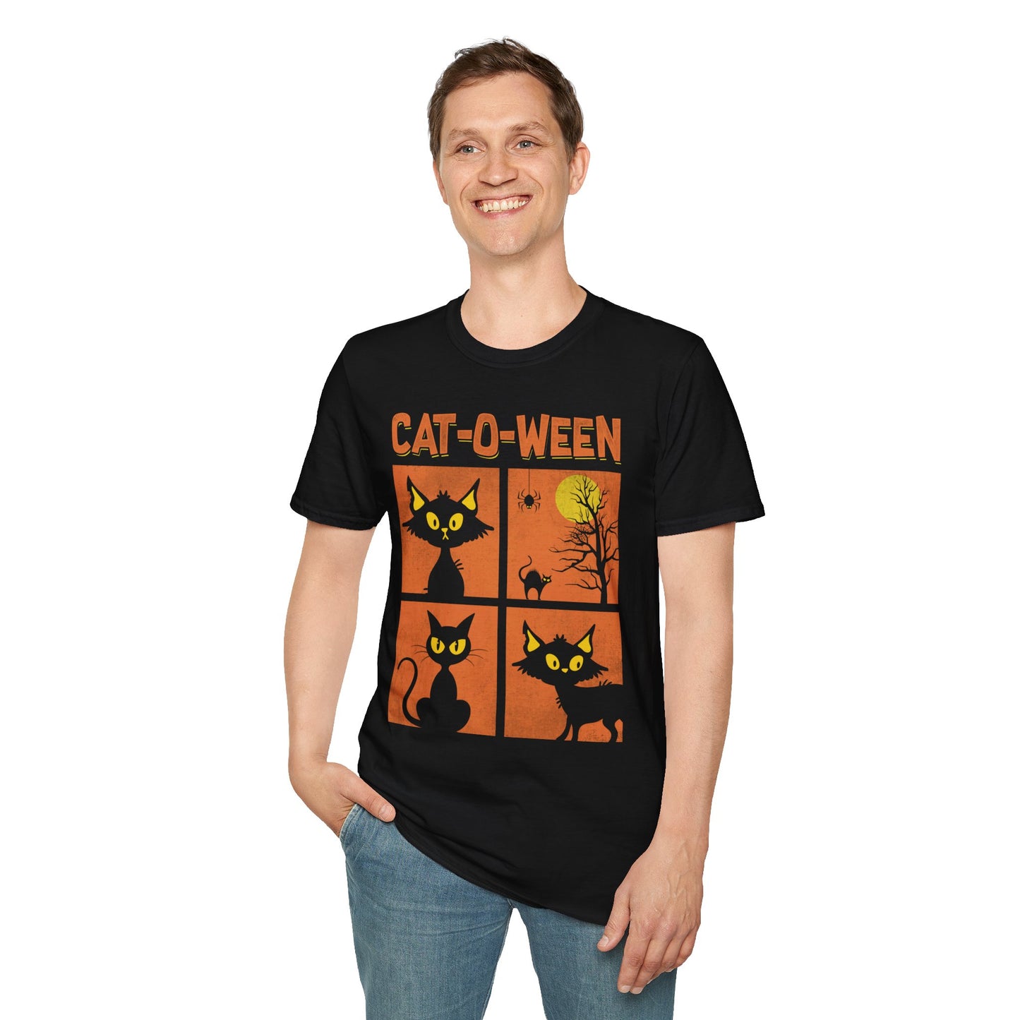 Cat-O-Ween Unisex Soft style T-Shirt