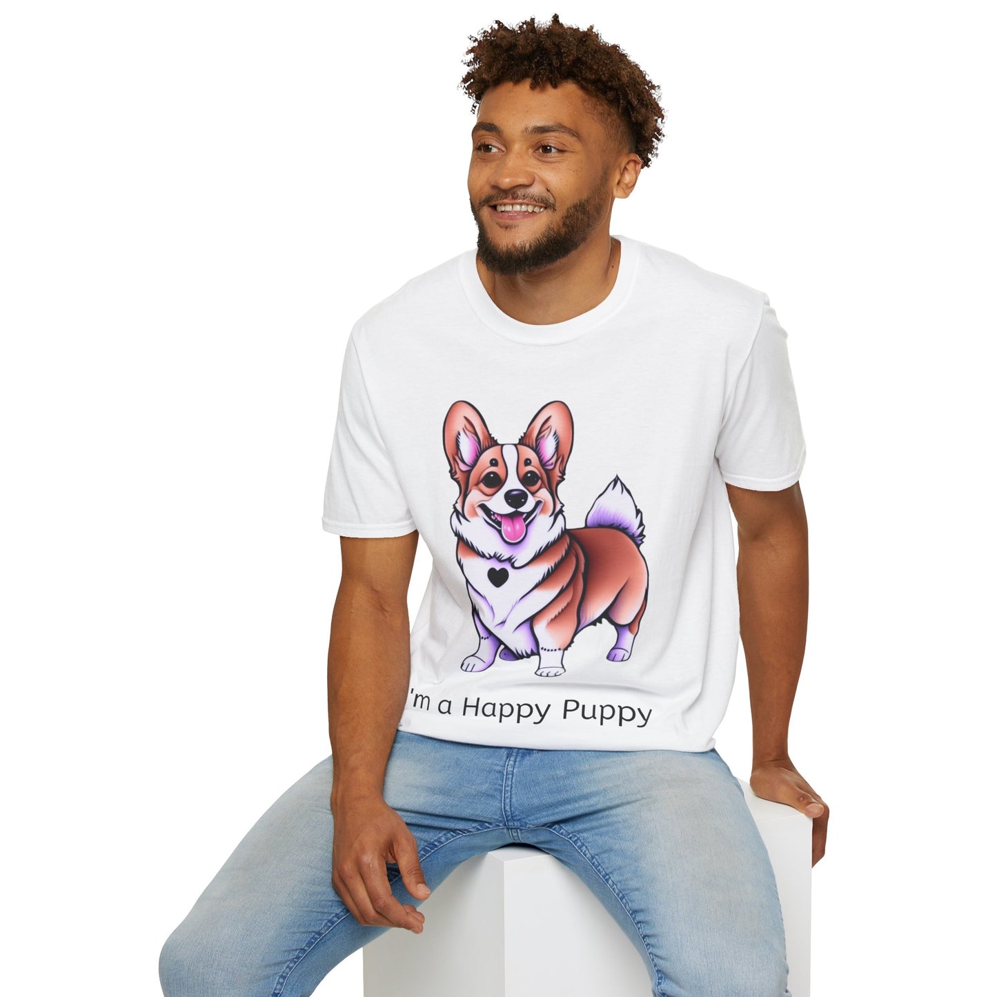 I'm a Happy Puppy Unisex Soft style T-Shirt