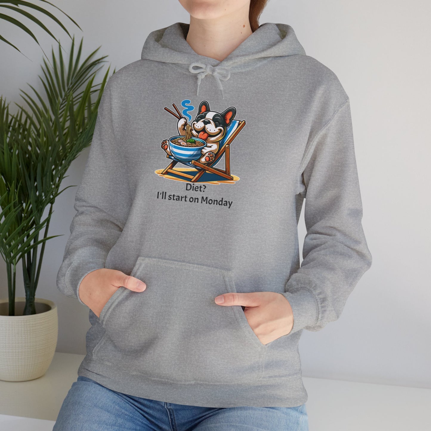 I'll Start on Monday Unisex Hooded Sweatshirt