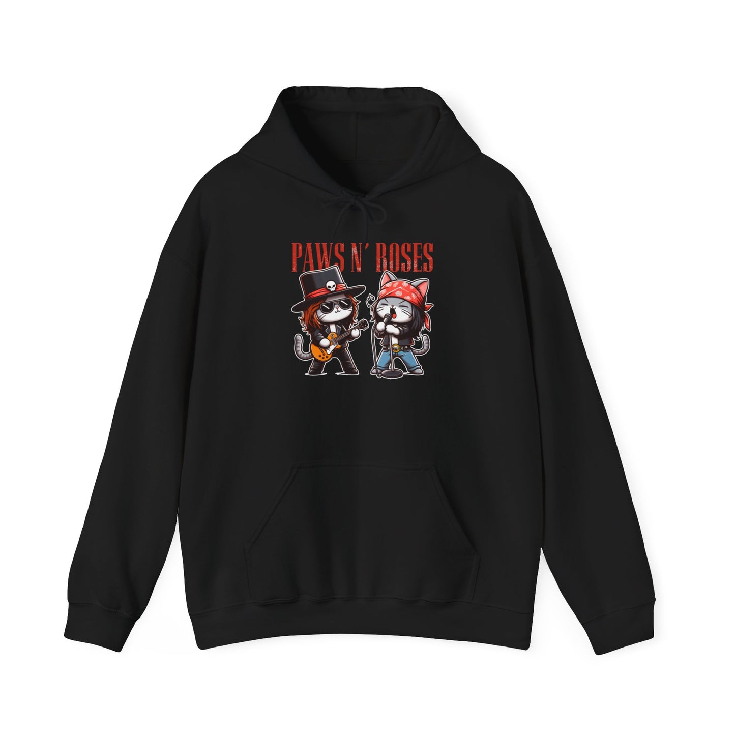 Paws N' Roses Unisex Hooded Sweatshirt