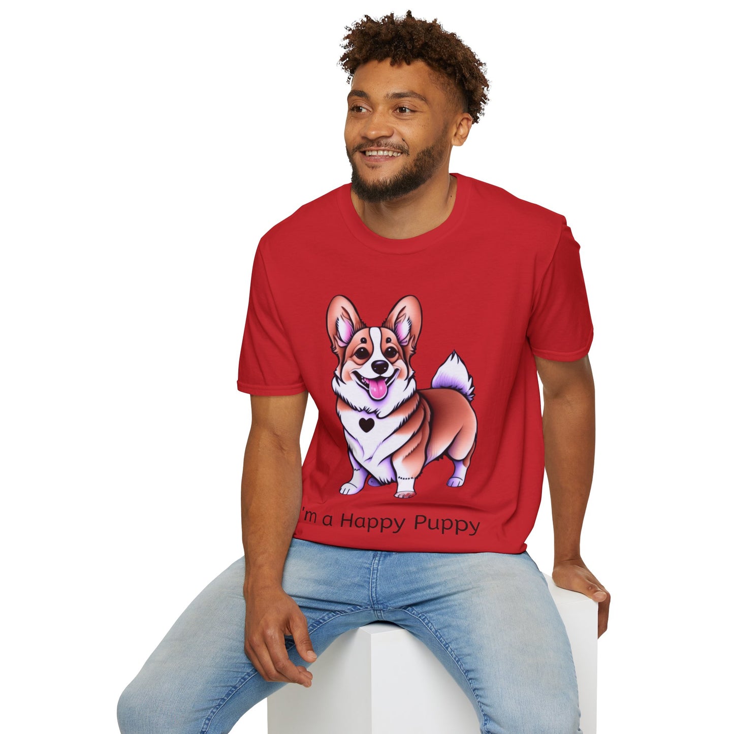 I'm a Happy Puppy Unisex Soft style T-Shirt