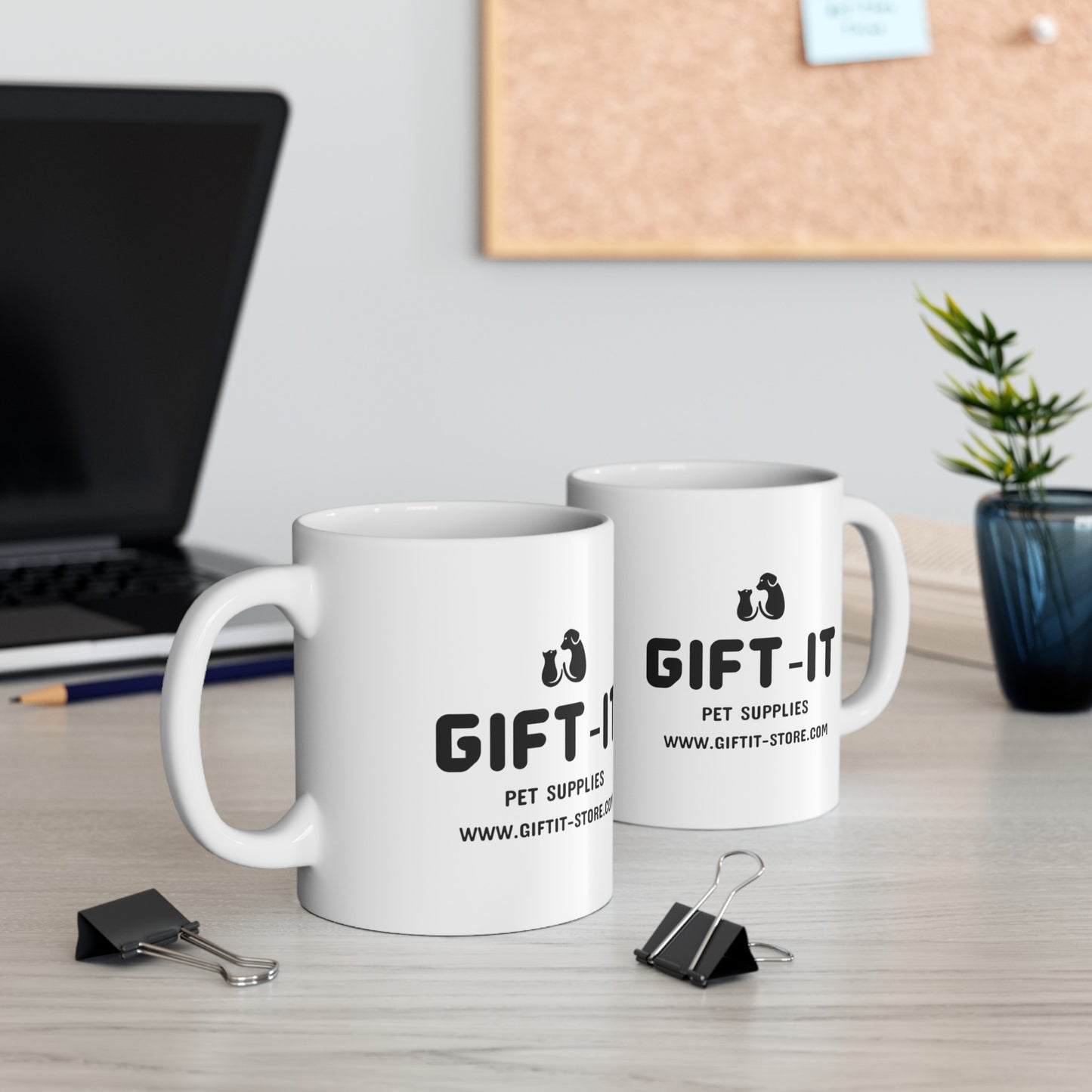 Gift It Ceramic Mug (Black Design) (11oz, 15oz)