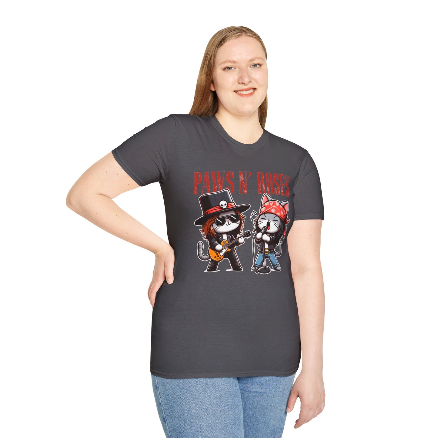 Paws N' Roses Unisex Soft style T-Shirt