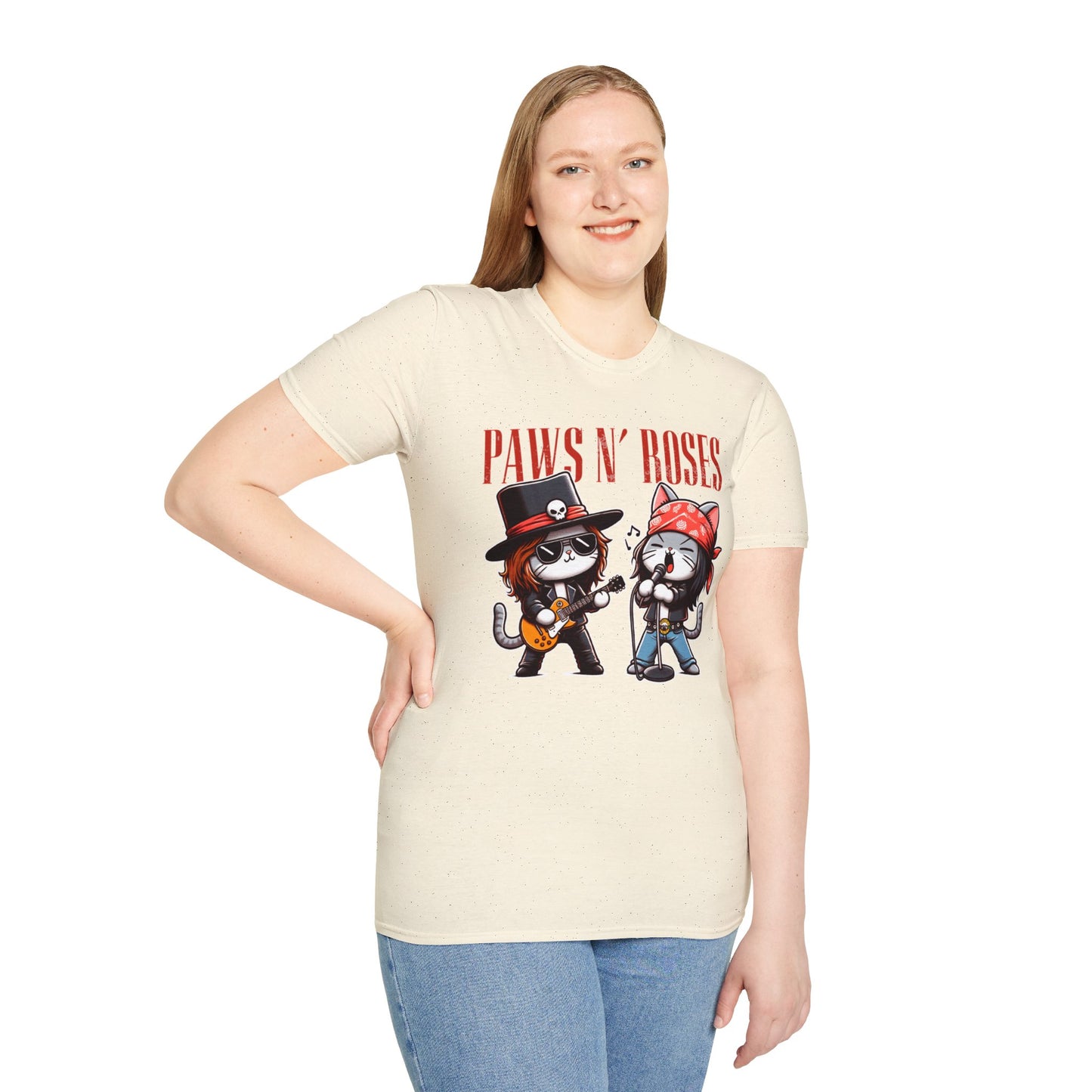 Paws N' Roses Unisex Soft style T-Shirt