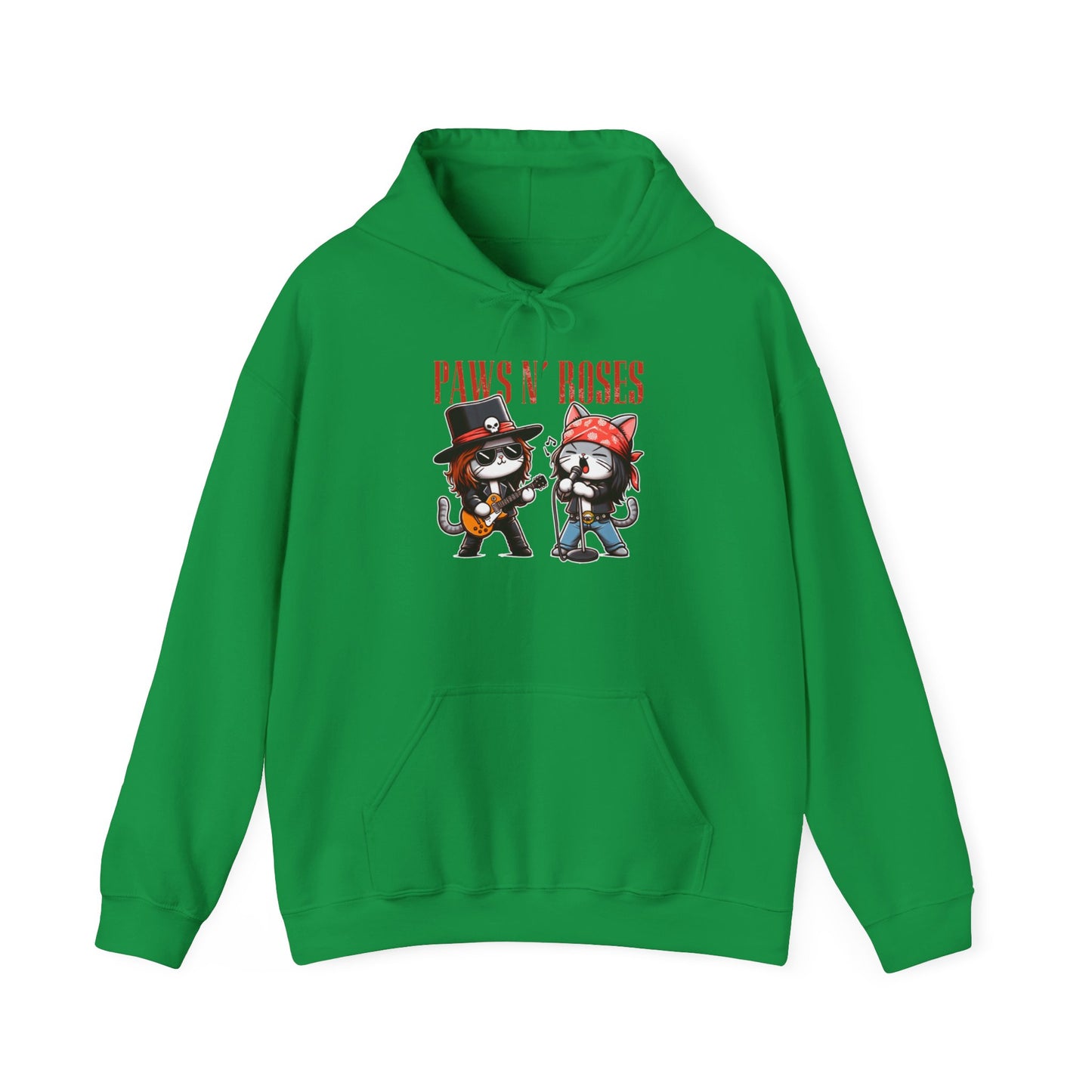 Paws N' Roses Unisex Hooded Sweatshirt