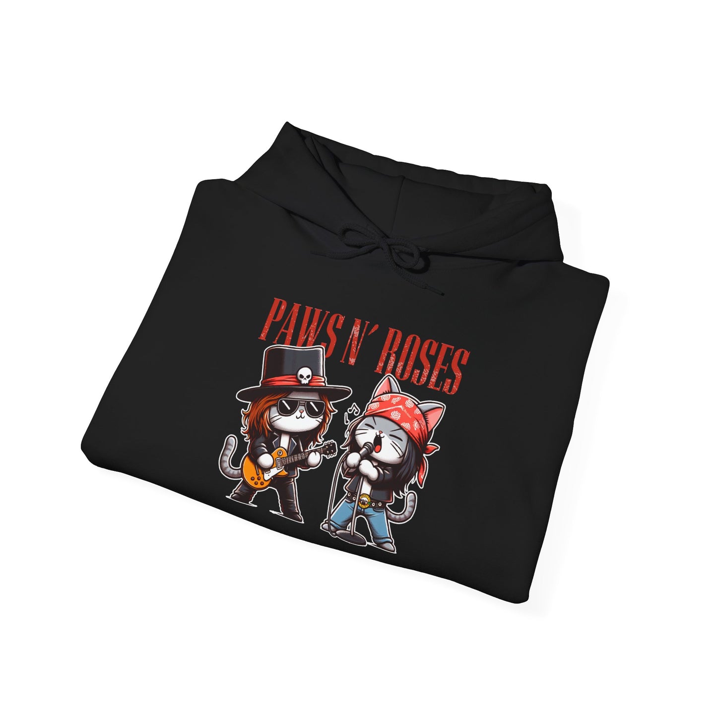 Paws N' Roses Unisex Hooded Sweatshirt