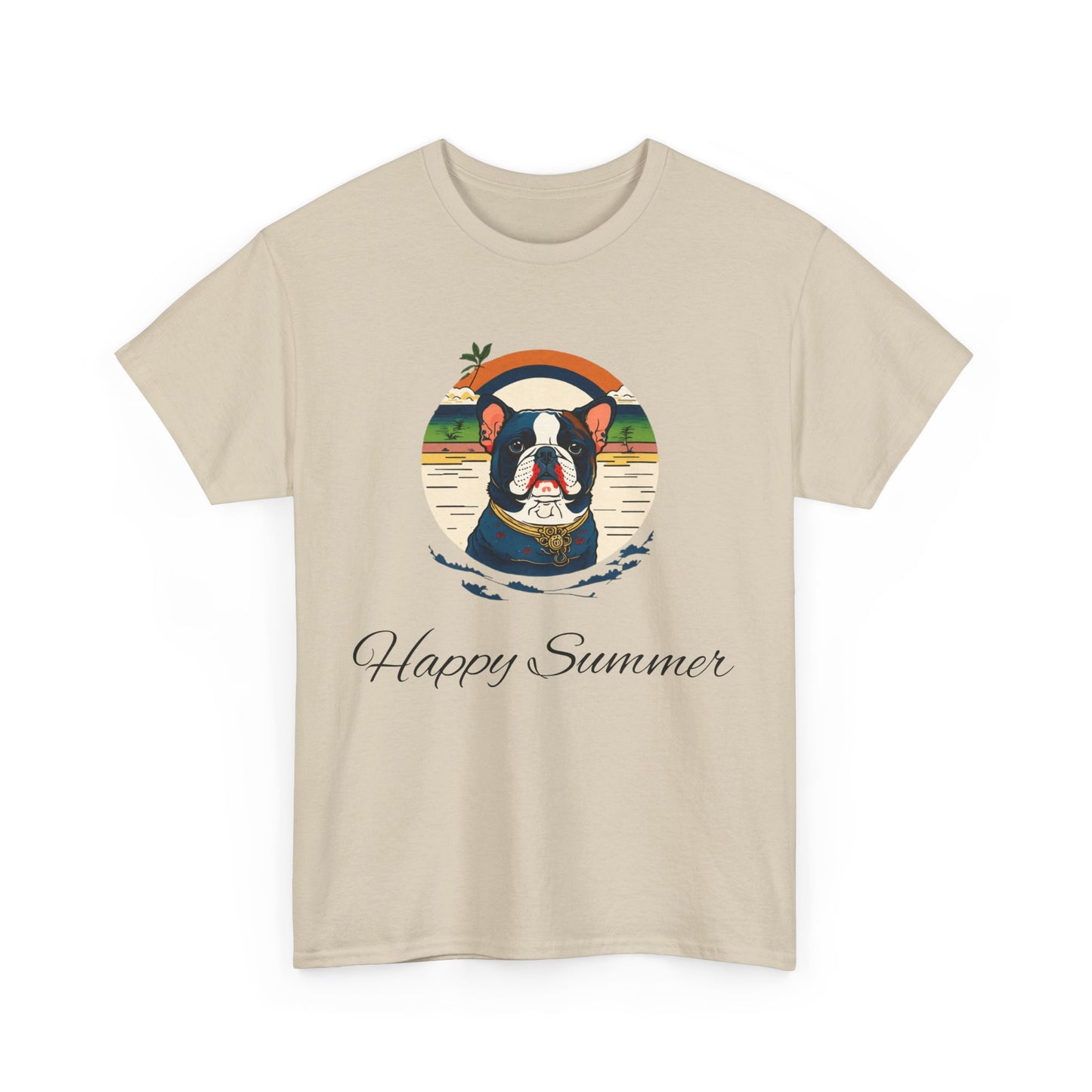 Happy Summer Unisex Cotton T-Shirt