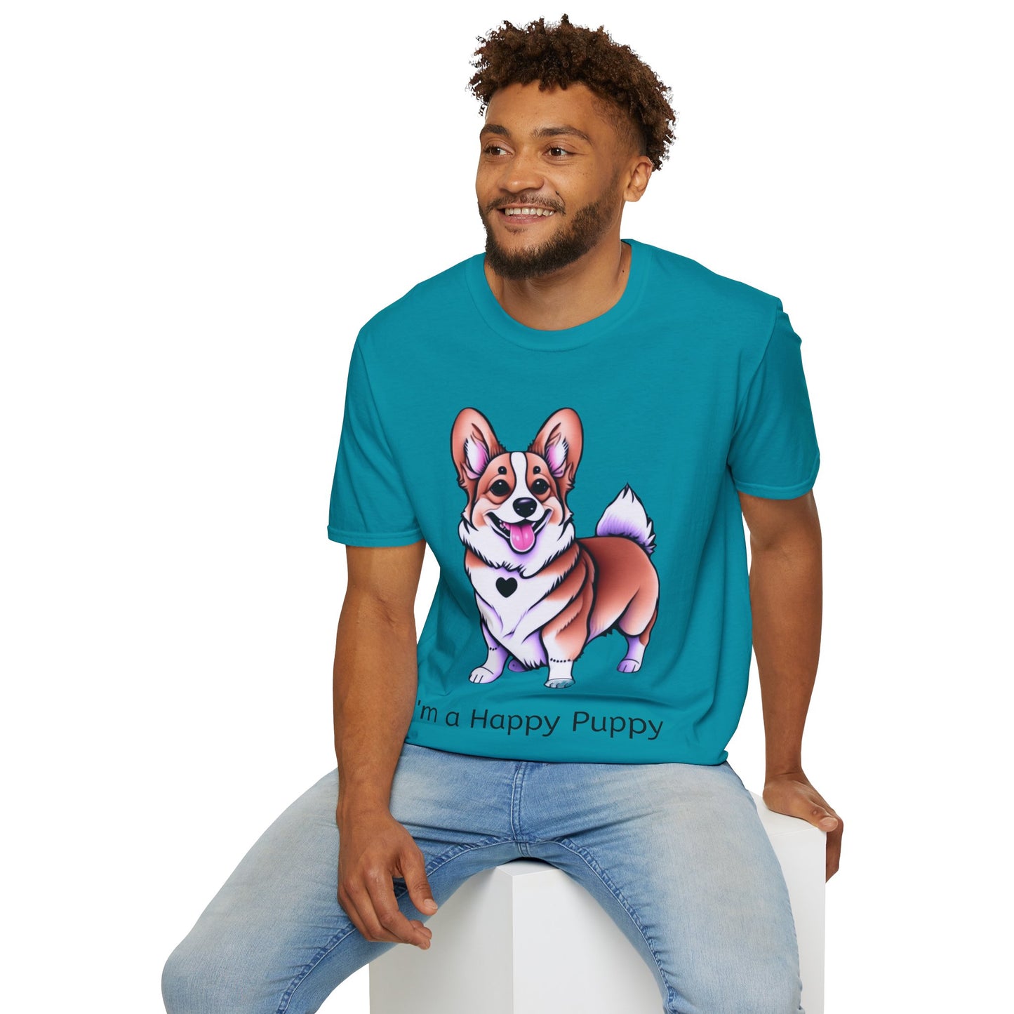 I'm a Happy Puppy Unisex Soft style T-Shirt