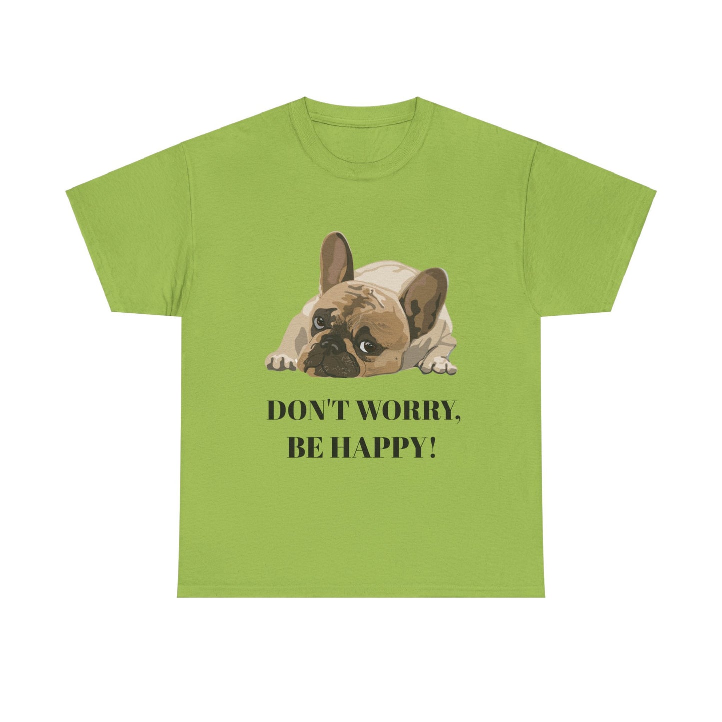 Don't Worry, Be Happy Unisex Cotton T-Shirt