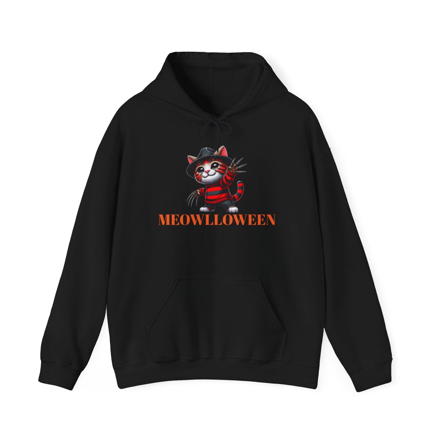 Meowlloween Unisex Hooded Sweatshirt