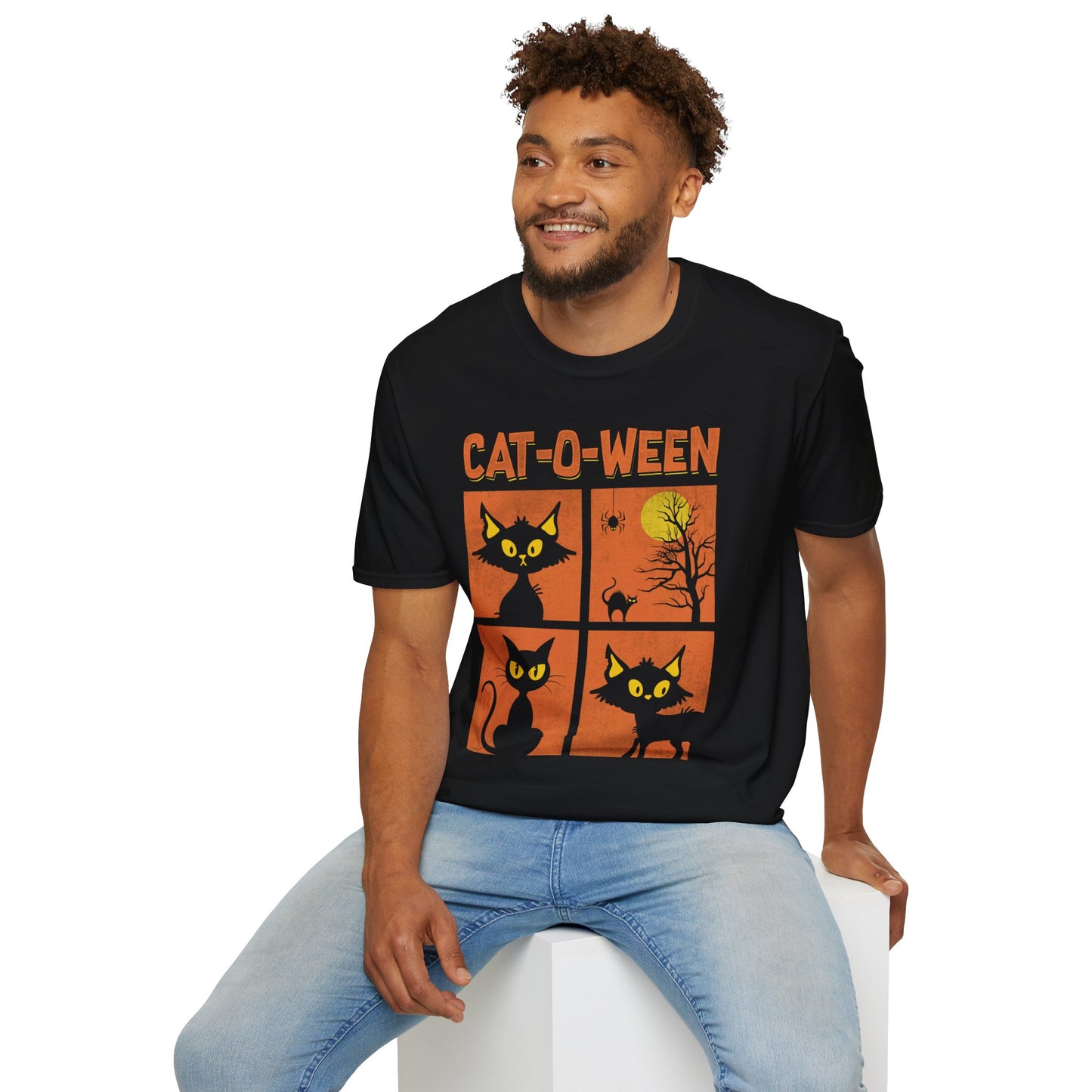 Cat-O-Ween Unisex Soft style T-Shirt