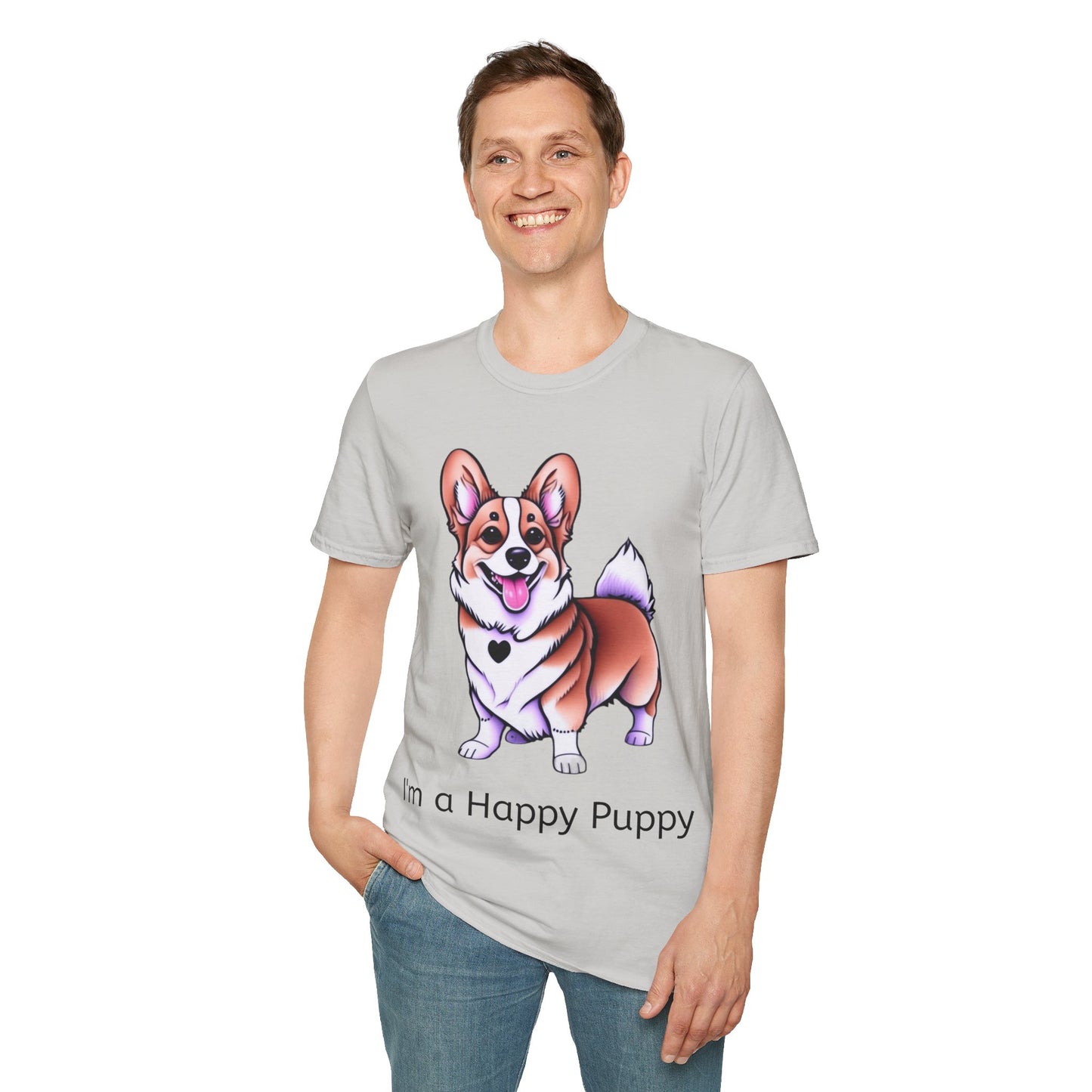 I'm a Happy Puppy Unisex Soft style T-Shirt