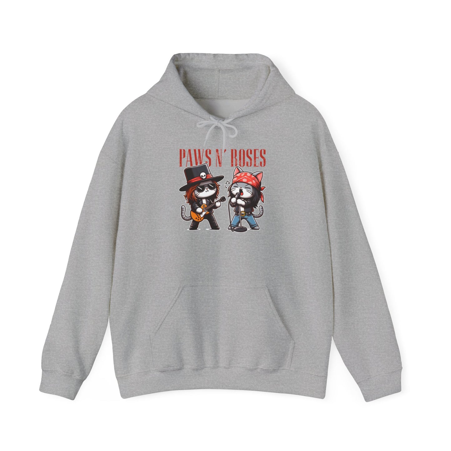 Paws N' Roses Unisex Hooded Sweatshirt