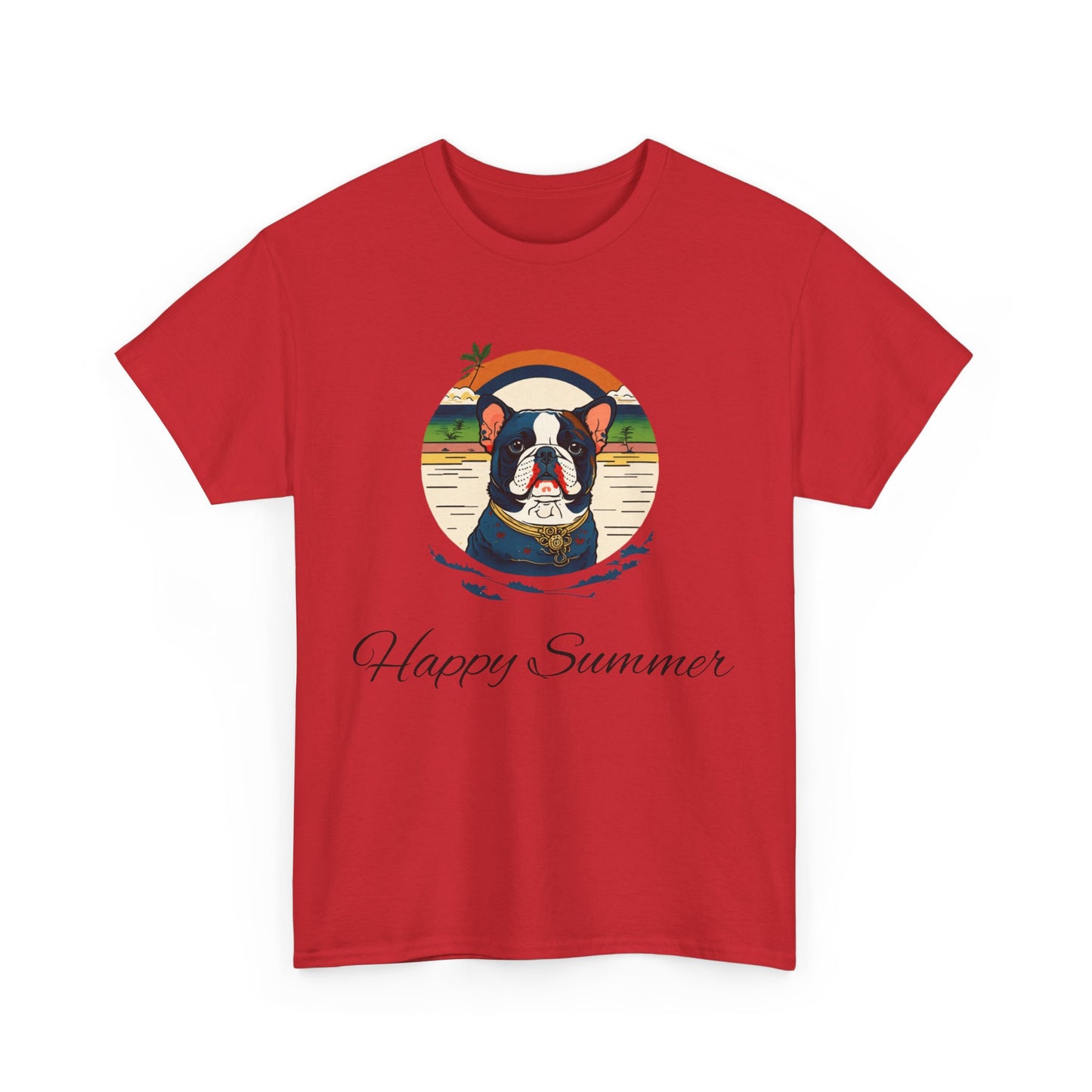 Happy Summer Unisex Cotton T-Shirt