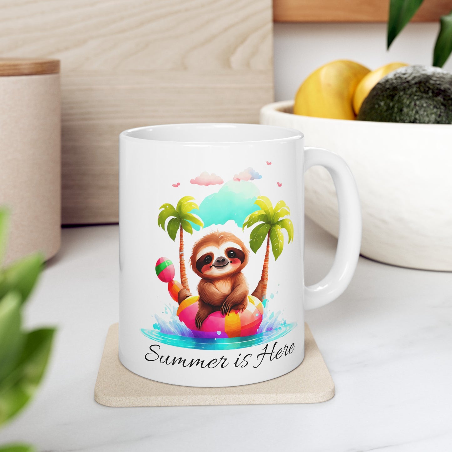 Summer is Here Ceramic Mug (11oz, 15oz)