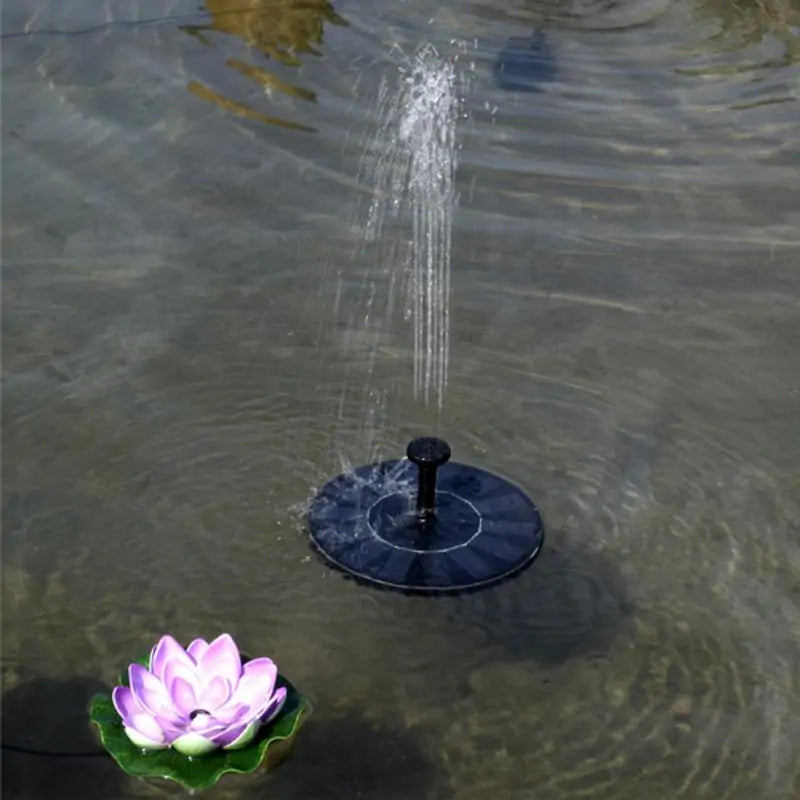 Solar Powered Bird Fountain