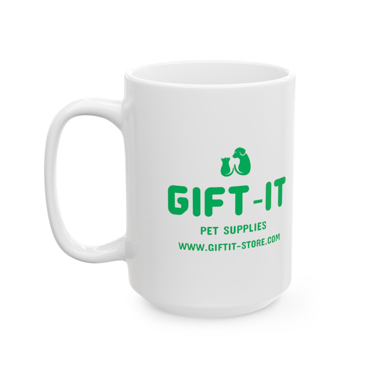 Gift It Ceramic Mug  (Green Design) (11oz, 15oz)