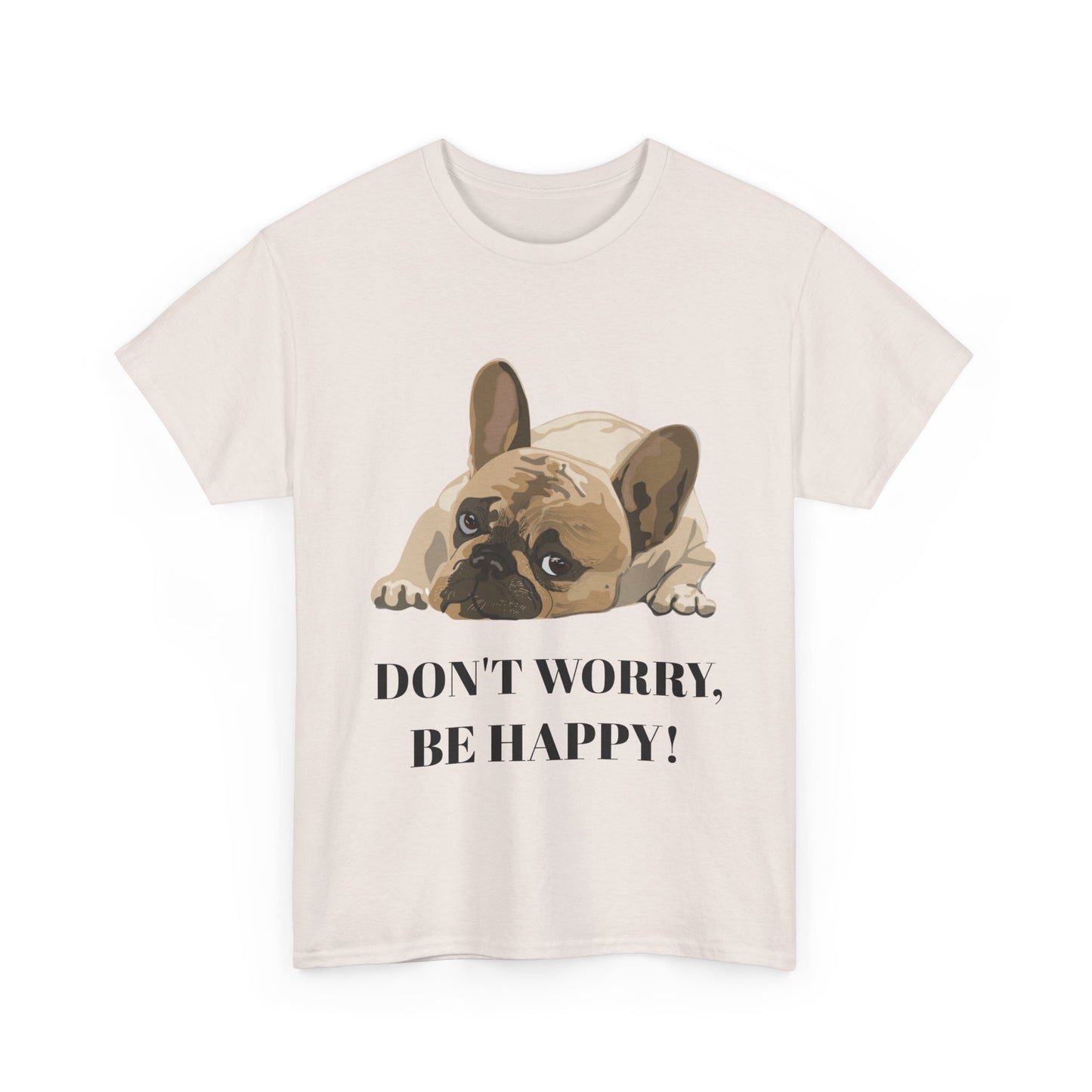 Don't Worry, Be Happy Unisex Cotton T-Shirt