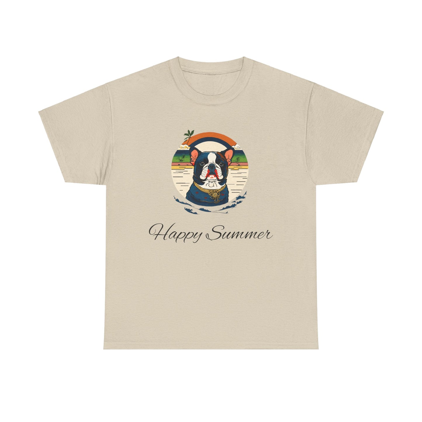 Happy Summer Unisex Cotton T-Shirt