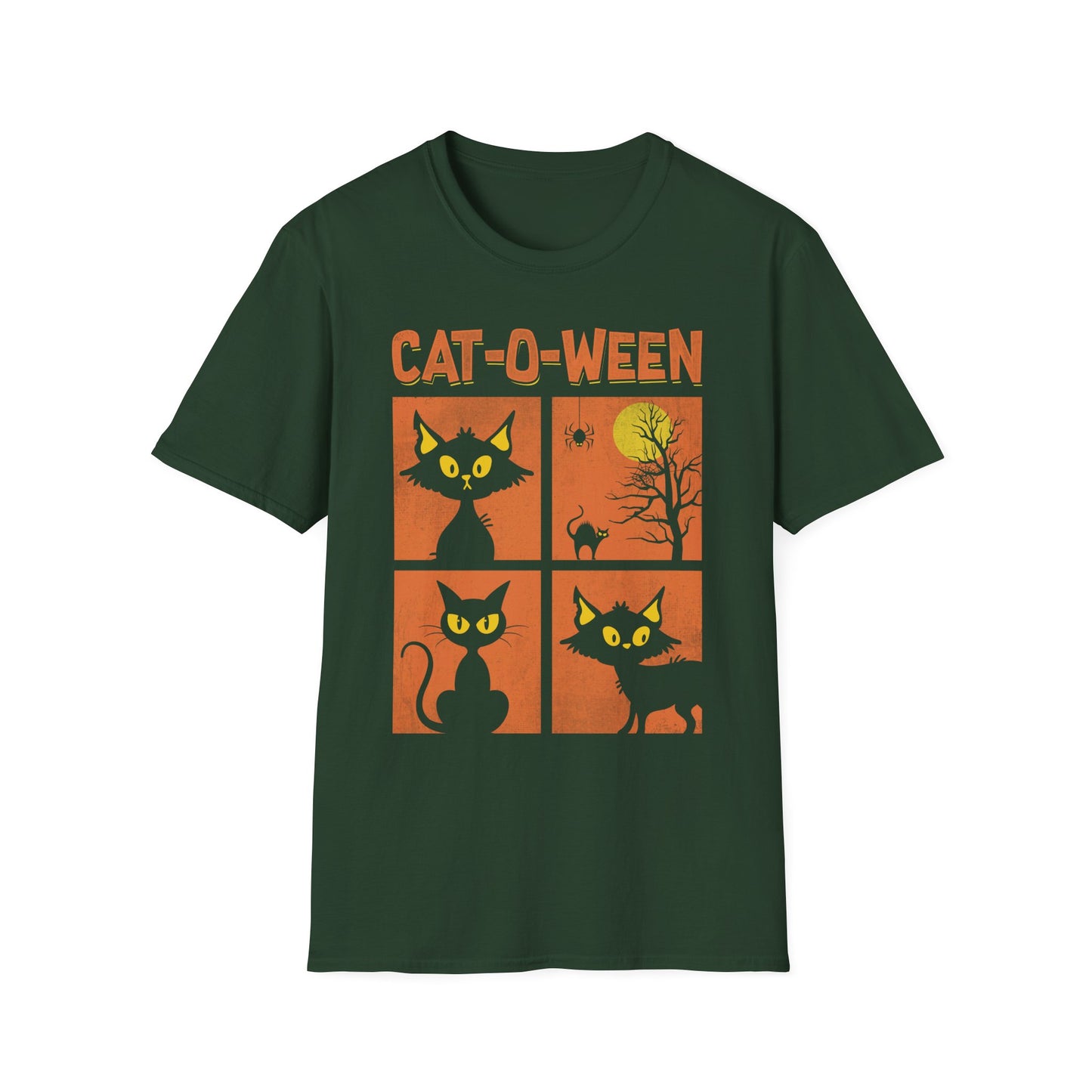 Cat-O-Ween Unisex Soft style T-Shirt