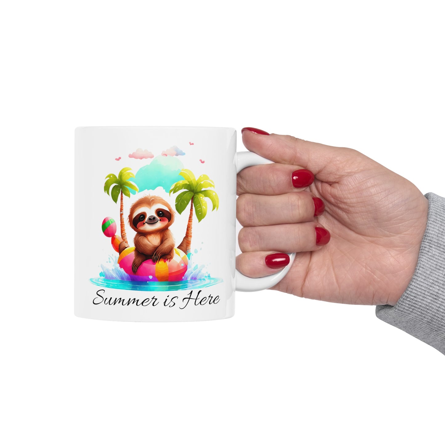 Summer is Here Ceramic Mug (11oz, 15oz)