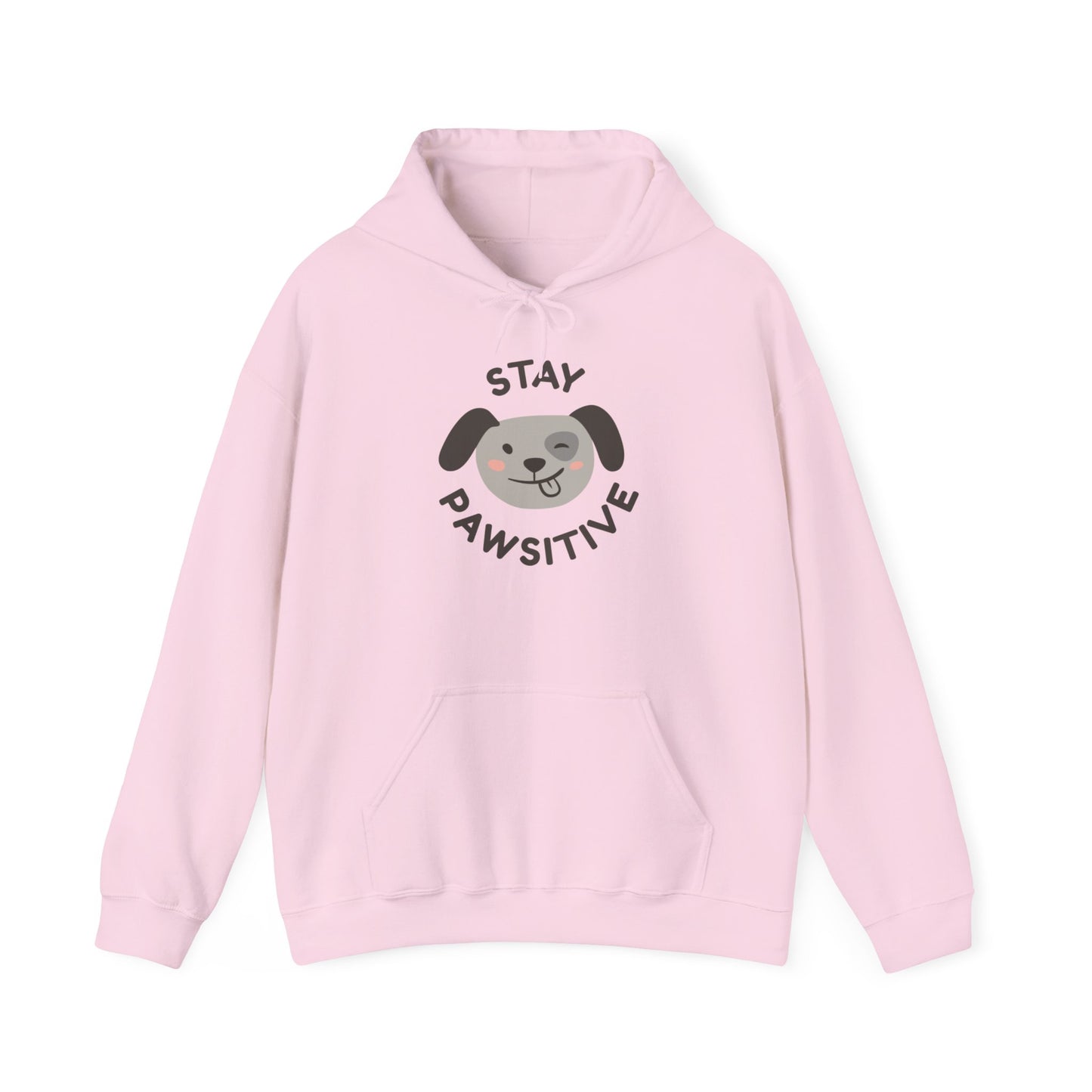 Stay Pawsitive Unisex Hooded Sweatshirt