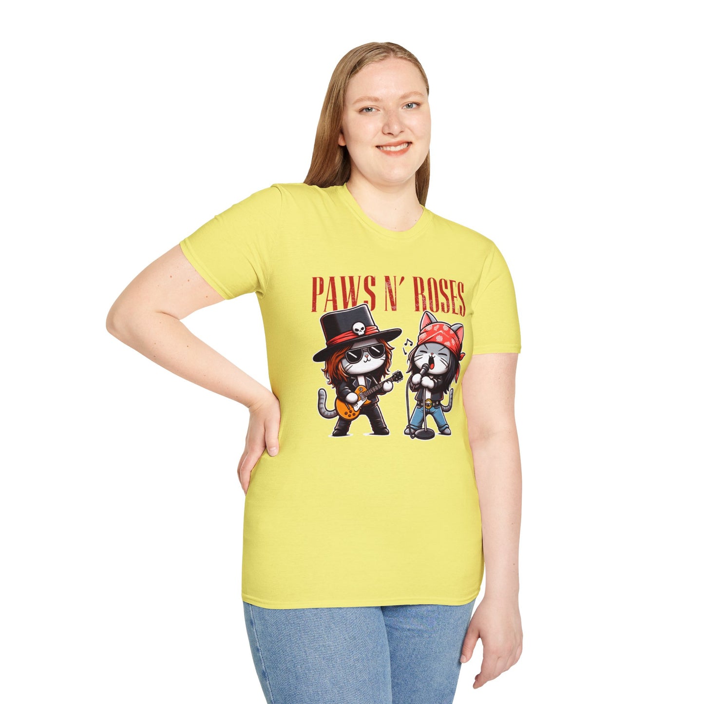 Paws N' Roses Unisex Soft style T-Shirt